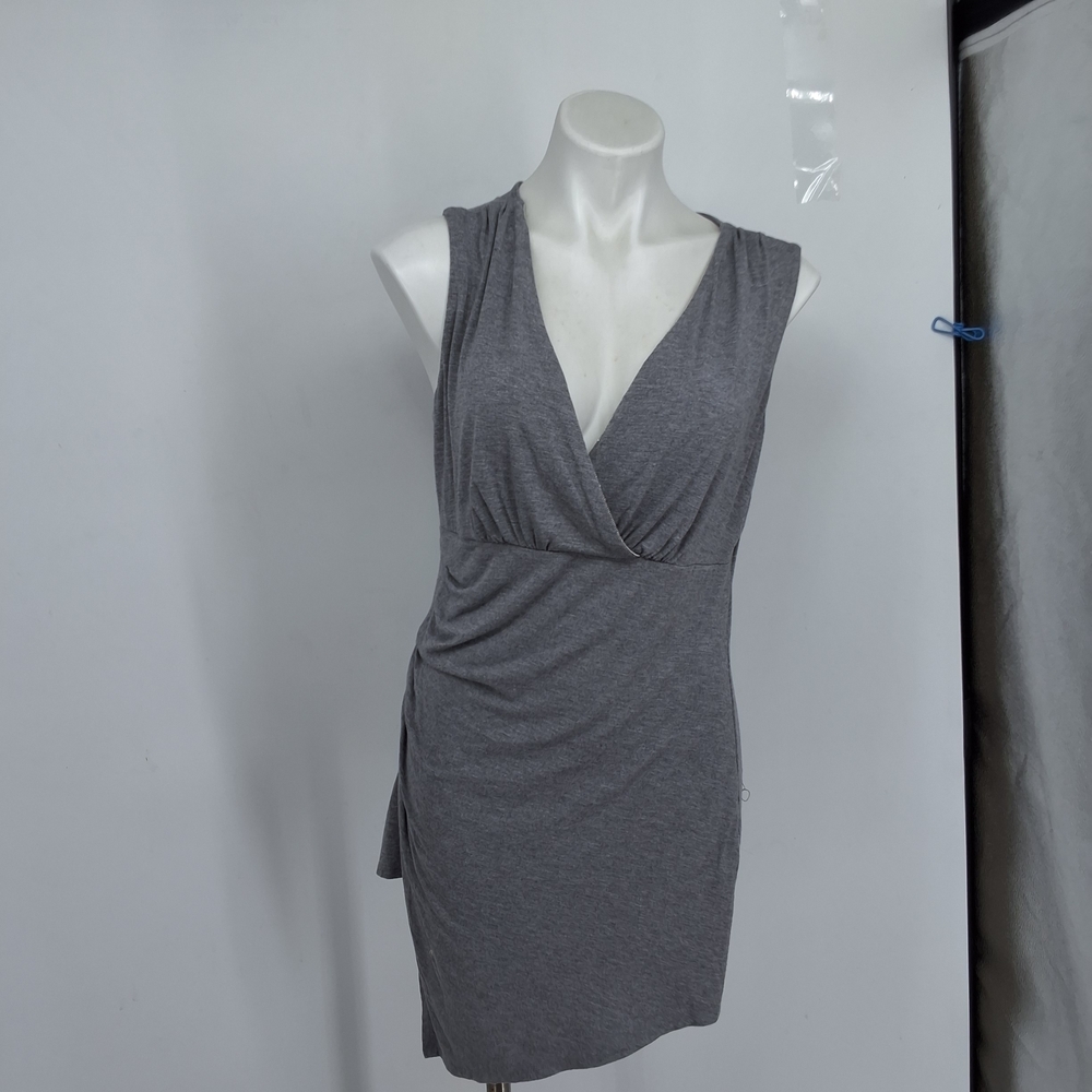 White House Black Market MediumGray Knit Dress